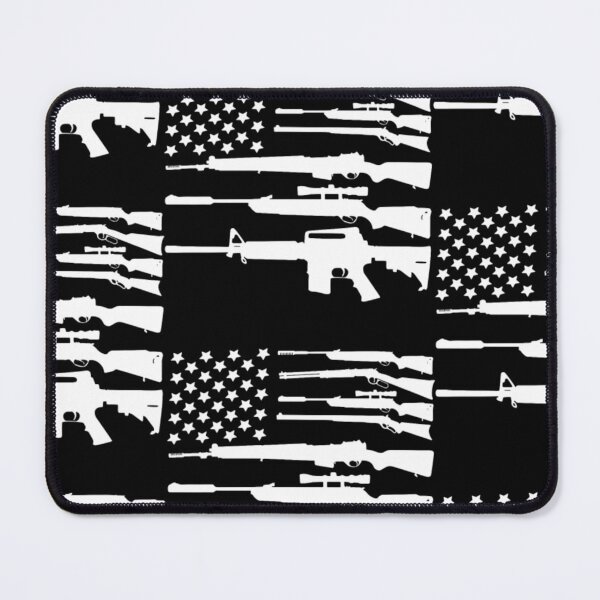 Item preview, Gun American Flag Patriotic USA Flag designed and sold by aryagiri.