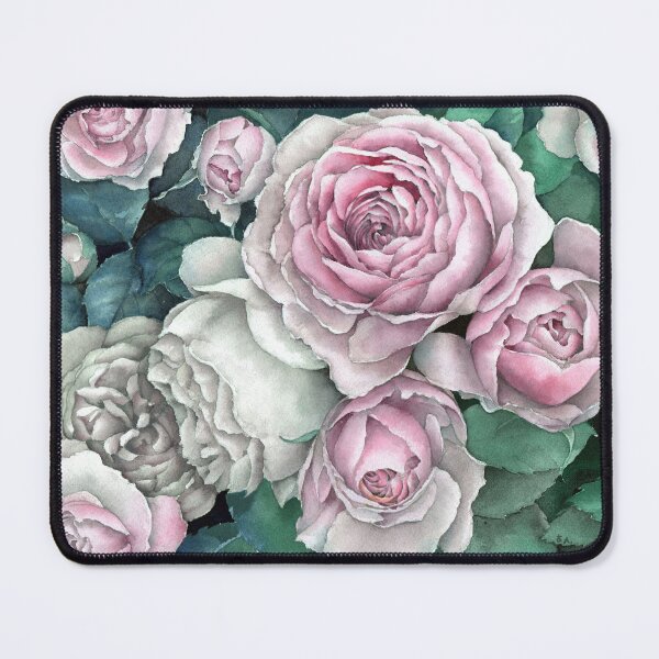 Item preview, Pink Roses Watercolor Painting designed and sold by Heezel.