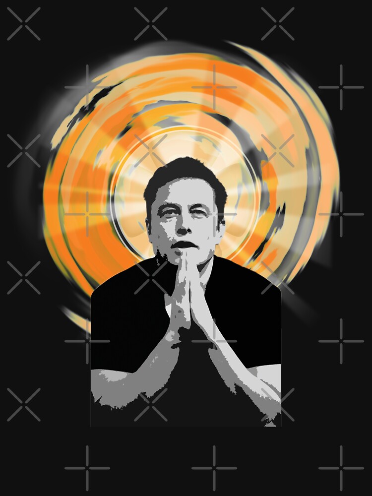 Discover Dans Elon Musk We Trust T-shirt classique