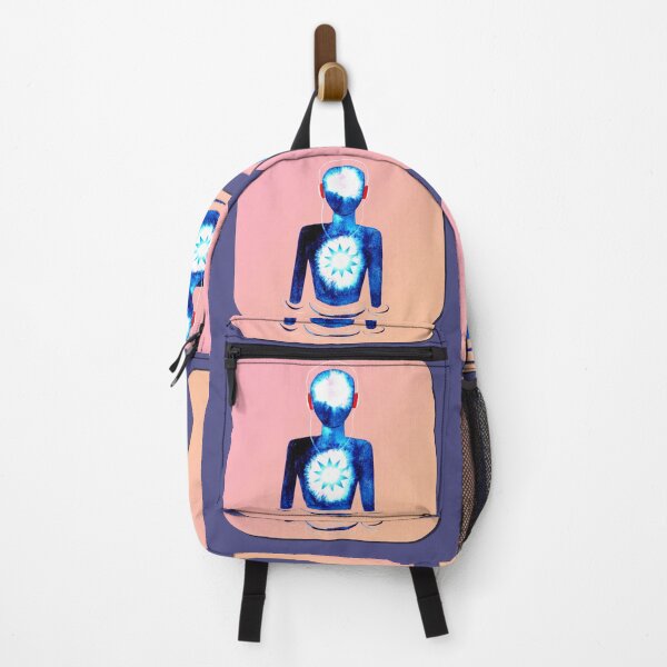 Item preview, Meditation Man w/ Headphones Rose Gold designed and sold by RealmsBeyond.