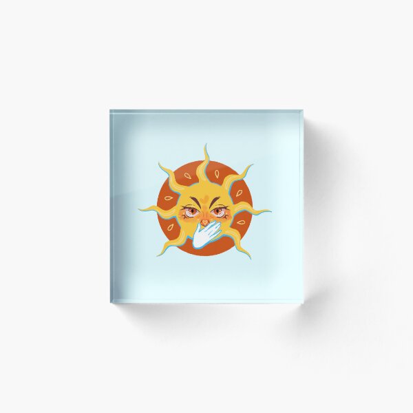 Aperçu de l'œuvre Soleil Visage créée et vendue par ScribbleWaffle.