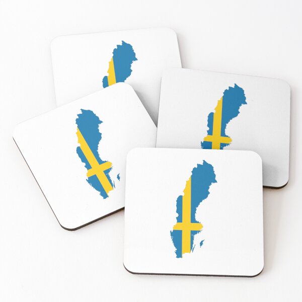 Item preview, Sweden Flag Map designed and sold by Deasdw1.
