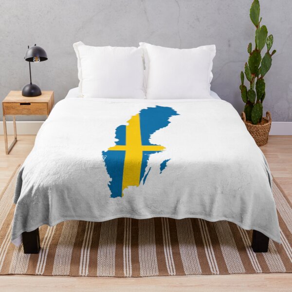 Item preview, Sweden Flag Map designed and sold by Deasdw1.
