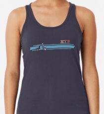 Blue Vespa Primavera ET3 Racerback Tank Top