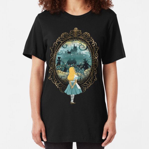 Alice in Wonderland Slim Fit T-Shirt