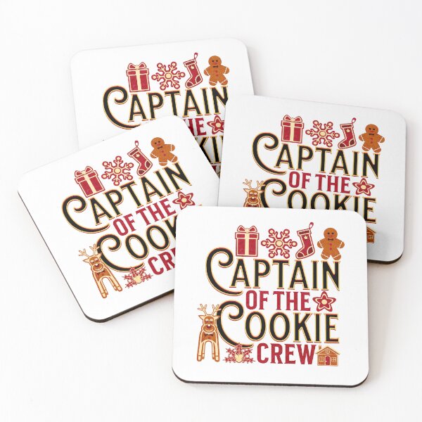 Item preview, Captain of the cookie crew - Christmas cookies designed and sold by EvergreenWhimsy.
