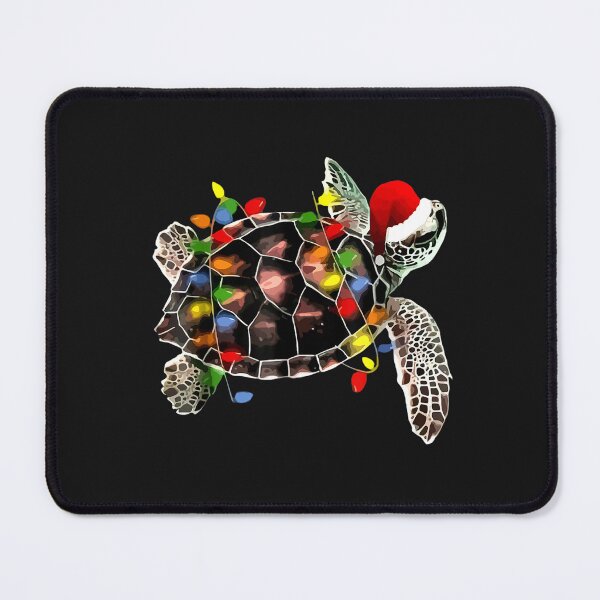 Item preview, Sea Turtle Christmas Lights Funny Santa Hat Merry Christmas T-Shirt designed and sold by Knight-Saverin.