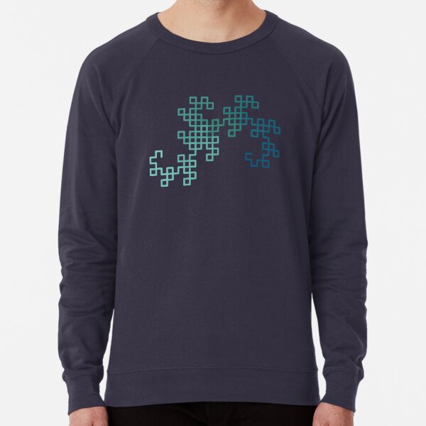 Diag gradient sweatshirt top