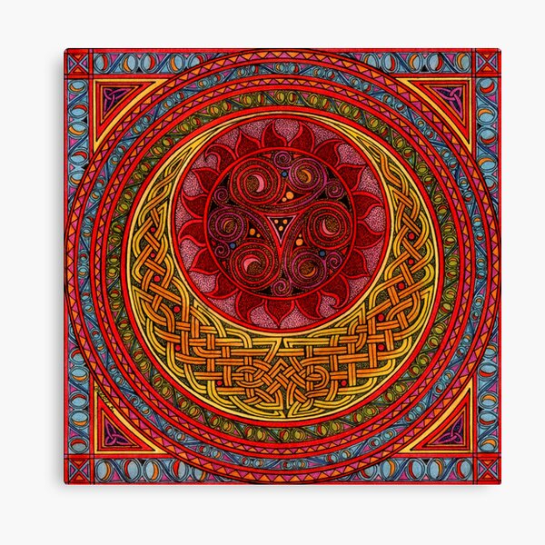 Celtic Sun and Moon (ISIS) Canvas Print