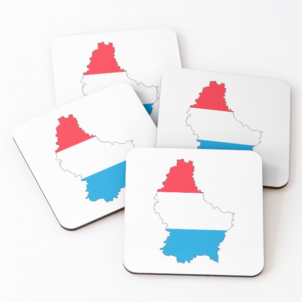 Item preview, Luxembourg Flag Map designed and sold by Deasdw1.
