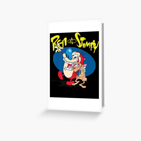 Nickelodeon Ren And Stimpy Classic Logo Greeting Card For Sale By Patrickbrandt80 Redbubble 5227