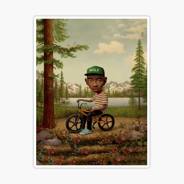 Tyler the Creator on Bike Sticker Wusyaname Call Me If -  Canada