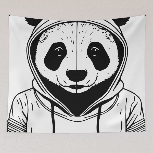 Item preview, creative animal panda designed and sold by DD215.