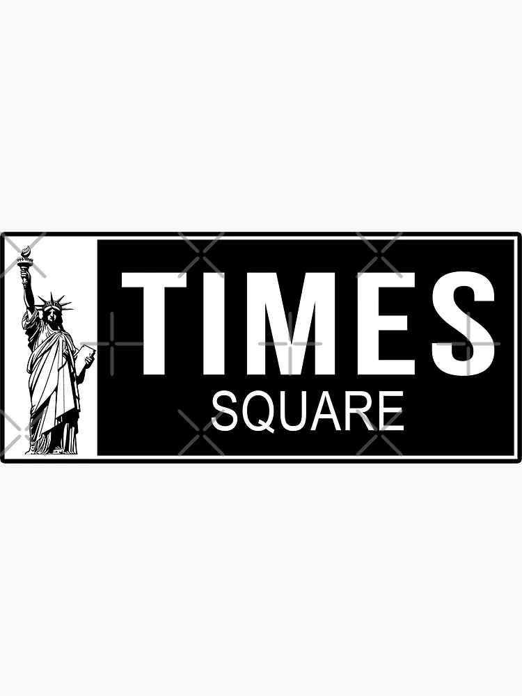 Times Square New York NYC Street Sign