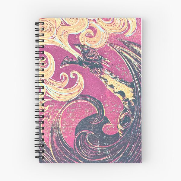 Item preview, Dragón rosa llameante designed and sold by Zabwinsky.