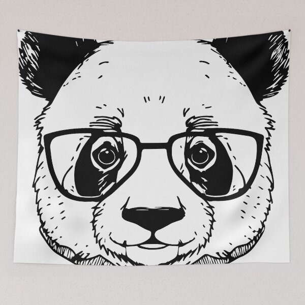 Item preview, creative animal panda designed and sold by DD215.