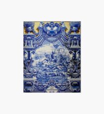 Wall of Tiles - HD - A alla dos Namorados (Lover s place) - Porto Station (Portugal) Art Board
