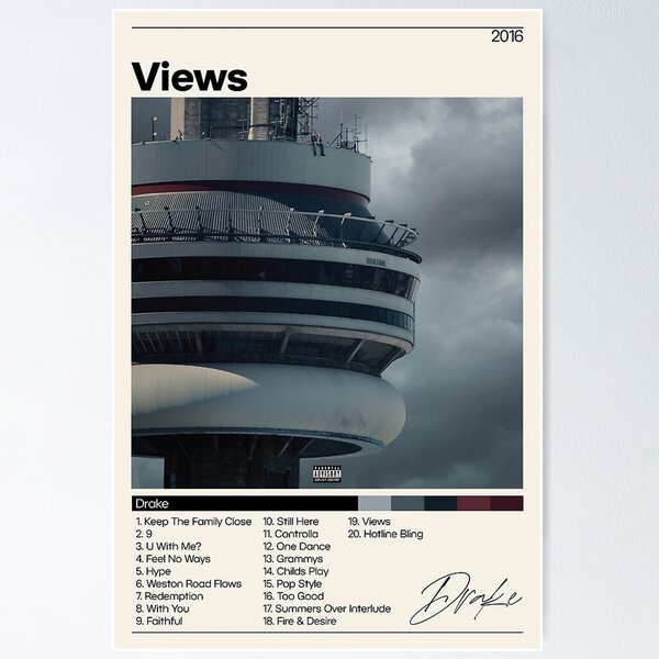 Drake - Views Poster
