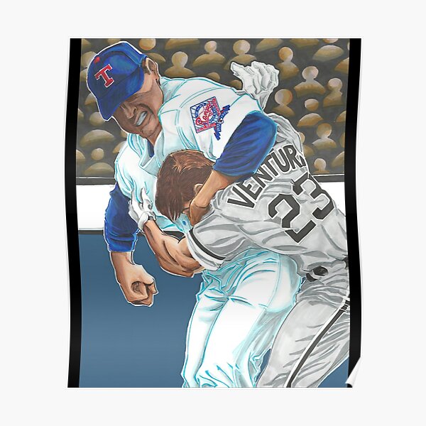 Nolan Ryan fight Vintage Poster for Sale by KingPantherS