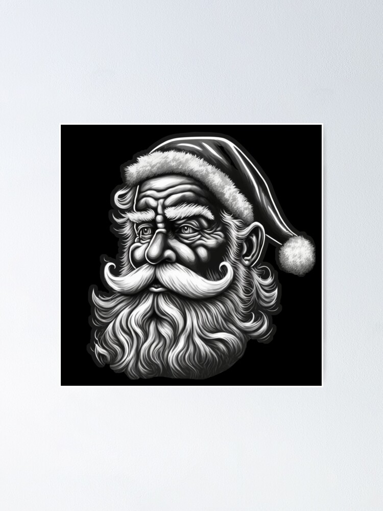 Santa claus is riding in a sleigh christmas Vector Image