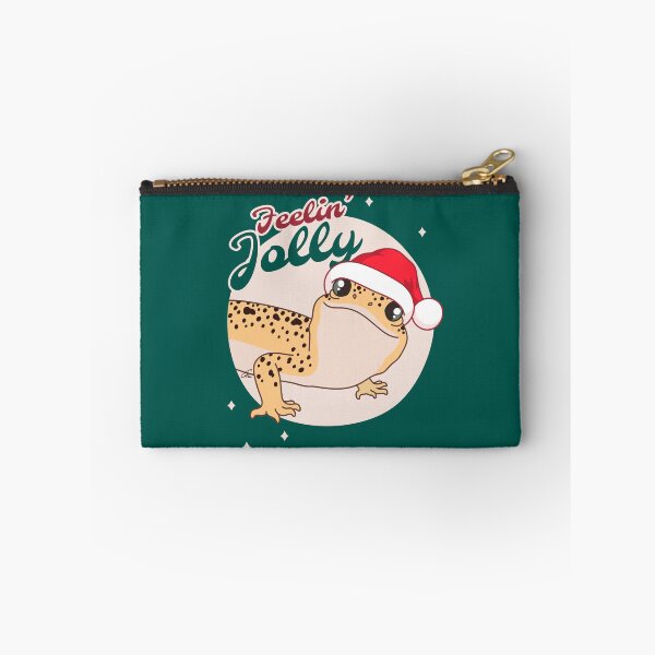 Item preview, Snake Eyes Eclipse Leopard Gecko, Christmas Edition! Feelin Jolly! Green BG designed and sold by anacecilia.
