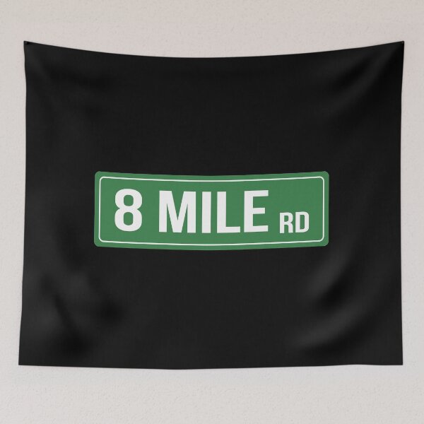 Item preview, 8 Mile Road Detroit Michigan Street Sign designed and sold by Supra Designs.