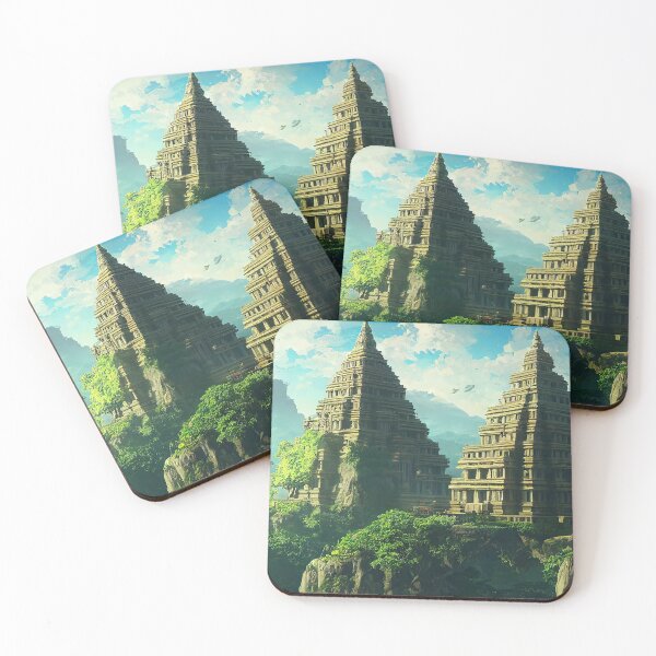 Item preview, Temple Complex in the Mountains designed and sold by OccultDreams.