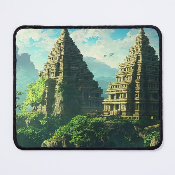 Item preview, Temple Complex in the Mountains designed and sold by OccultDreams.