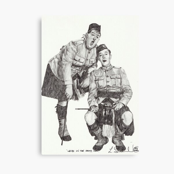 We're in the army now! Canvas Print