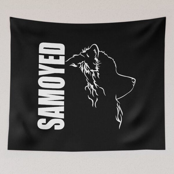 Item preview, Samoyed profile dogs sled dog designed and sold by dogarts.