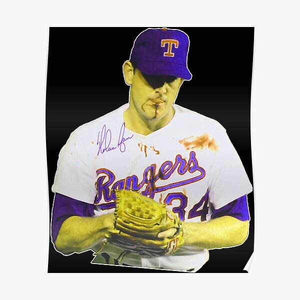 Hoopography: Poster Review: Nolan Ryan Texas Ranger Nike Poster