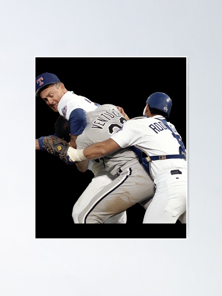 Nolan Ryan fight Vintage Poster for Sale by KingPantherS