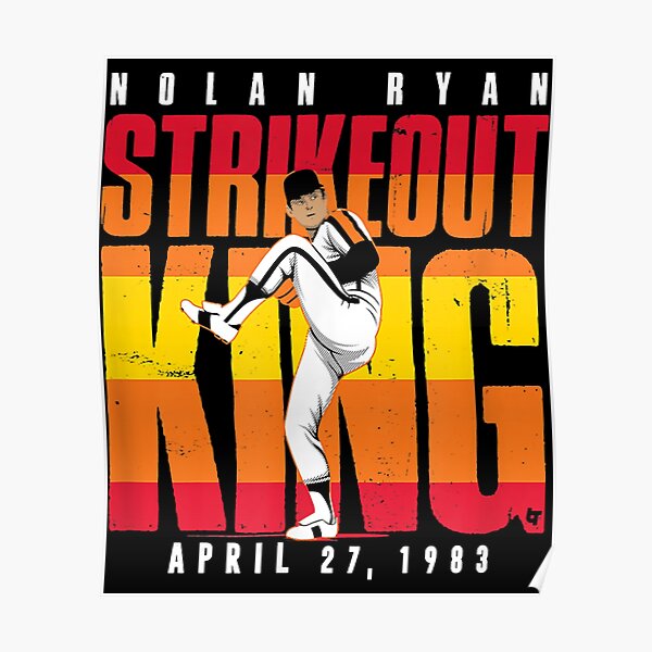 Nolan Ryan fight Vintage Poster for Sale by KingPantherS
