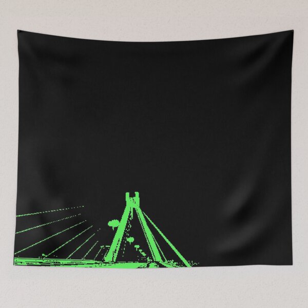 Item preview, Pylon Bridge Ludwigshafen Abstract designed and sold by NRA423.
