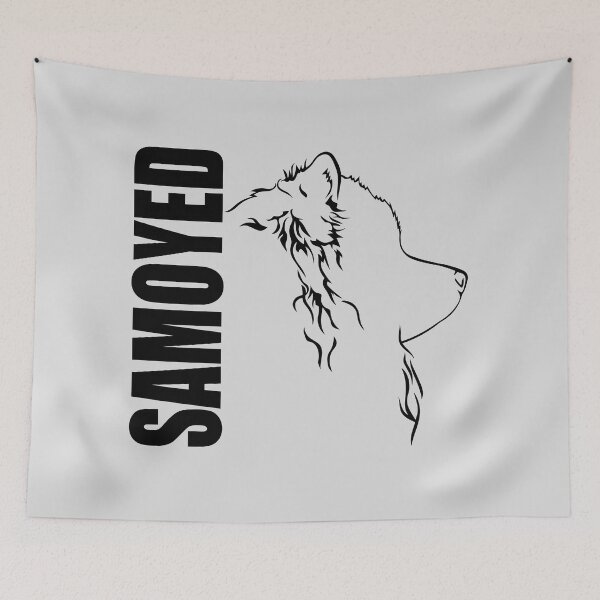 Item preview, Samoyed profile dogs sled dog designed and sold by dogarts.