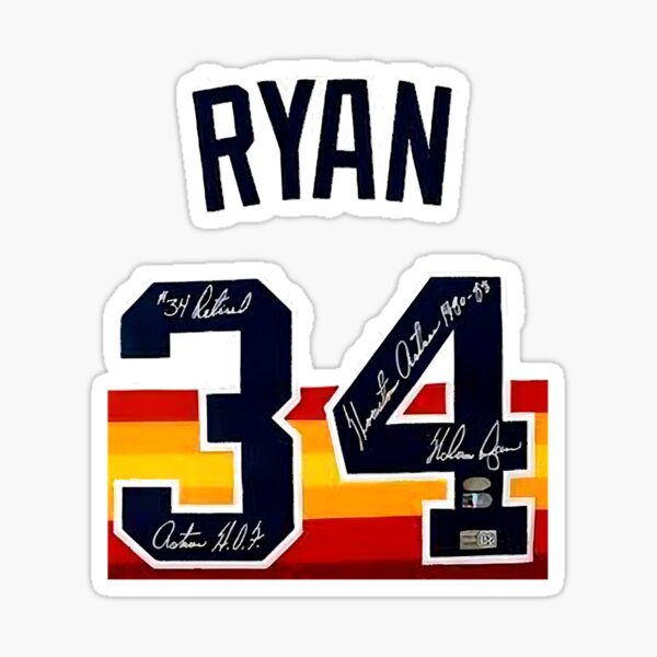 Nolan Ryan - Nolan Ryan Houston Astros - Sticker