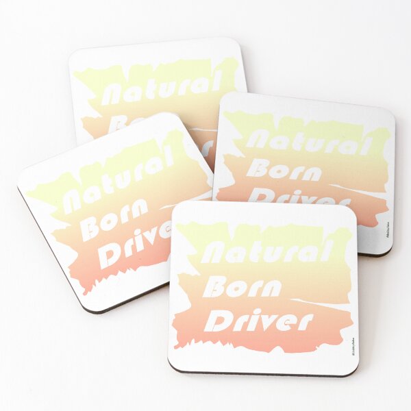 Item preview, Natural Born Driver yellow-orange designed and sold by blacktopfieber.