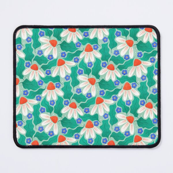 Item preview, White Daisies on Mint designed and sold by RebeccaFlaherty.