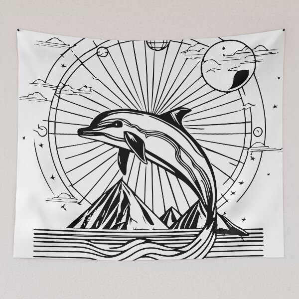 Item preview, creative animal dolphin designed and sold by DD215.