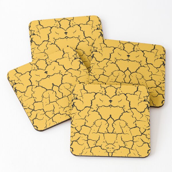 Item preview, Cracked Yellow Mustard Surface  designed and sold by Miledi.