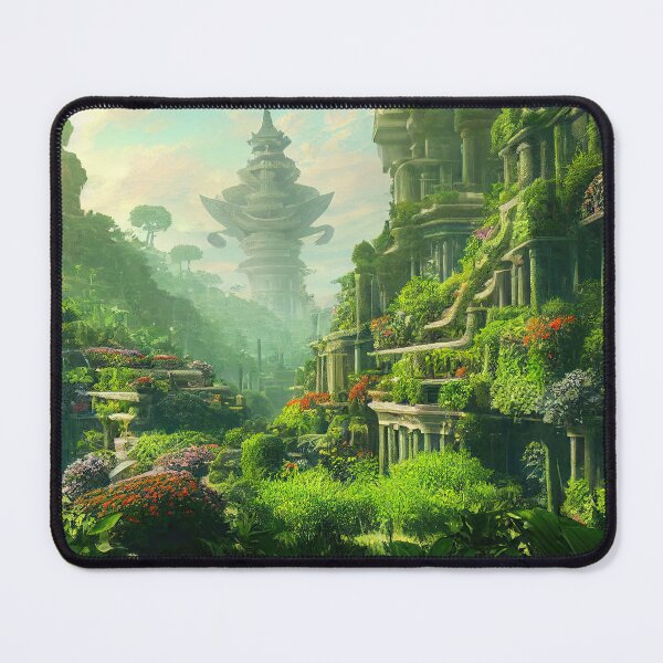 Item preview, Atlantis Temple Gardens designed and sold by OccultDreams.