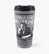 Taza de viaje Mejor llama al señor lobo