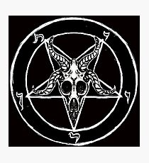 Baphomet Pentagram Photographic Print