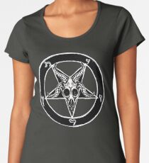 Baphomet Pentagram Women's Premium T-Shirt