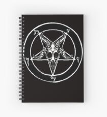 Baphomet Pentagram Spiral Notebook