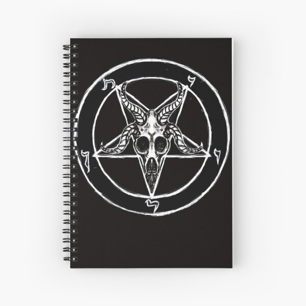 Baphomet Pentagram Spiral Notebook