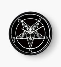 Baphomet Pentagram Clock