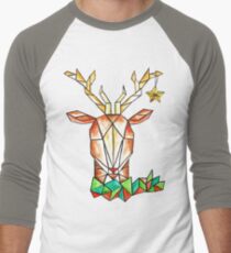 Minimalist Reindeer - Cerf Minimaliste Men's Baseball ¾ T-Shirt