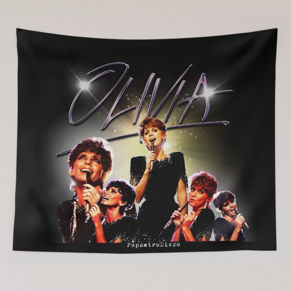 Item preview, Olivia Newton-John - Physical - ONJ  - 1980s collage - Designed by PopRetroDisco designed and sold by popretrodisco.