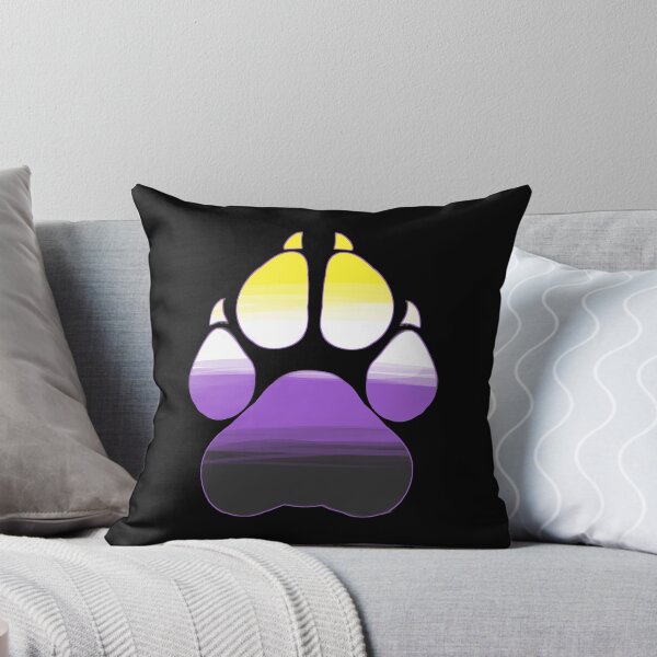 Item preview, Pawprint - Nonbinary designed and sold by Draikinator.